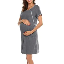 Comfy Pregnant Nursing Tops Long Sleeve Shirt 